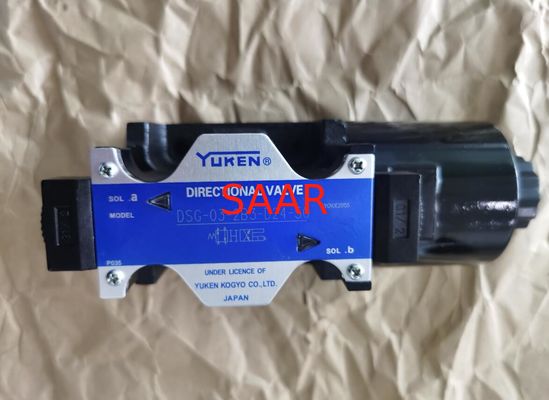Solenoide hidráulico da válvula DSG-03-2B3-D24-50 de Yuken - válvulas direcionais operadas