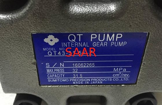 Bomba de Engrenagem de Baixa Pressão Série QT61-200-A QT Sumitomo / Bomba Hidráulica de Engrenagem Interna