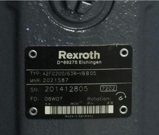 Tipo axial A2FO200 da bomba fixa do pistão de Rexroth, A2FO250