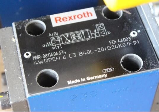 0811404634 eletrônica integrada Directional Control Valve de 4WRPEH6C3B40L-2X/G24K0/F1M 4WRPEH6C3B40L-20/G24K0/F1M