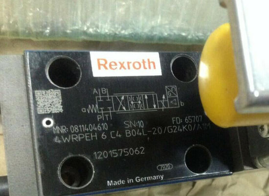 0811404610 eletrônica integrada Directional Control Valve de 4WRPEH6C4B04L-2X/G24K0/A1M 4WRPEH6C4B04L-20/G24K0/A1M