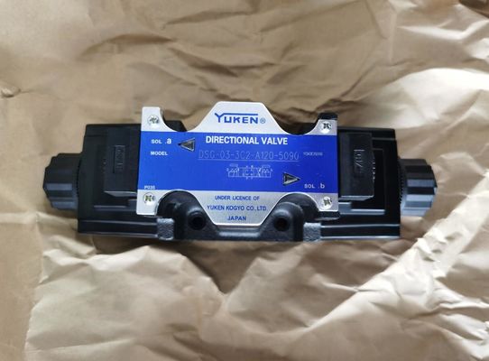 Solenoide hidráulico da válvula DSG-03-3C2-A120-5090 de Yuken - válvulas direcionais operadas