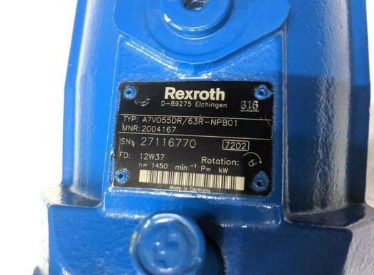 Bomba variável A7VO55DR Type do pistão axial de R902004167 A7VO55DR/63R-NPB01 Rexroth