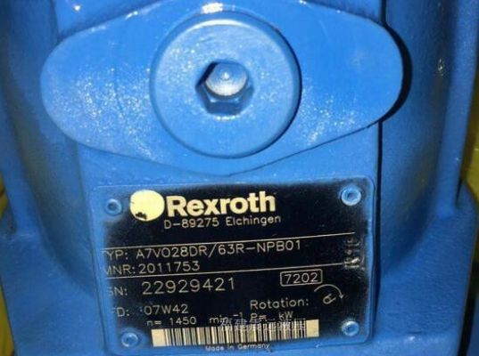Bomba variável A7VO28DR Type do pistão axial de R902223310 A7VO28DR/63R-NPB01 Rexroth