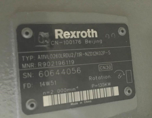 Tipo bomba variável de R902196119 A11VLO260LRDU2/11R-NZD12K02 P-S Rexroth A11VO do pistão axial