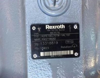 O tipo A2FE180 de R902198262 A2FE180/61W-VAL181 Rexroth fixou obstrui no motor