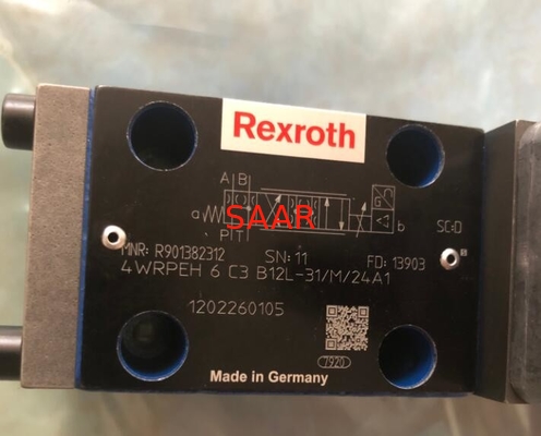 Eletrônica integrada da válvula de controle direcional de R901382312 4WRPEH6C3B12L-31/M/24A1 4WRPEH6C3B12L-3X/M/24A1