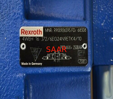 R900926595 4 WEH 16 J 72/6 POR EXEMPLO. 24N9ETK4/10 4 WEH 16 J 7 válvula direcional do carretel de X/6 POR EXEMPLO. 24N9ETK4/10 Rexroth