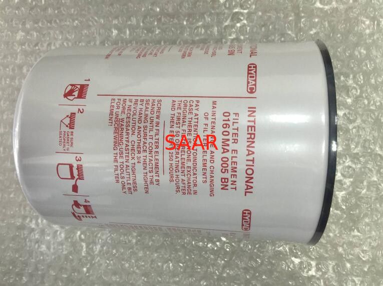 314609, 0160MA003BN MA Series Spin - On Cartridges Elemento de Filtro de Reposição Novo