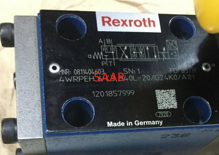 0811404603 eletrônica integrada Directional Control Valve de 4WRPEH6C3B40L-2X/G24K0/A1M 4WRPEH6C3B40L-20/G24K0/A1M