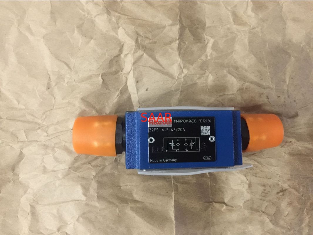 Válvula de verificação do regulador de pressão do gêmeo de Rexroth R900476838 Z2FS6-5-43/2QV Z2FS6-5-4X/2QV