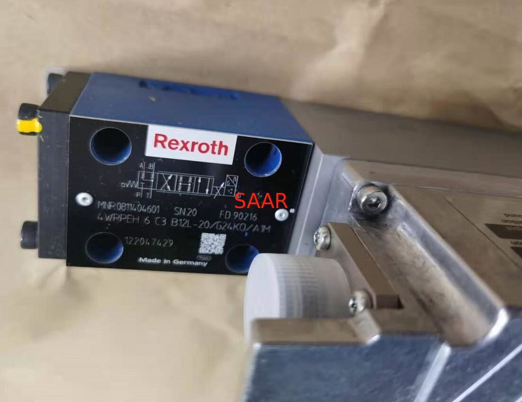 0811404601 válvula de controle de 4WRPEH6C3B12L-20/G24K0/A1M 4WRPEH6C3B12L-2X/G24K0/A1M Integrated Electronics Directional