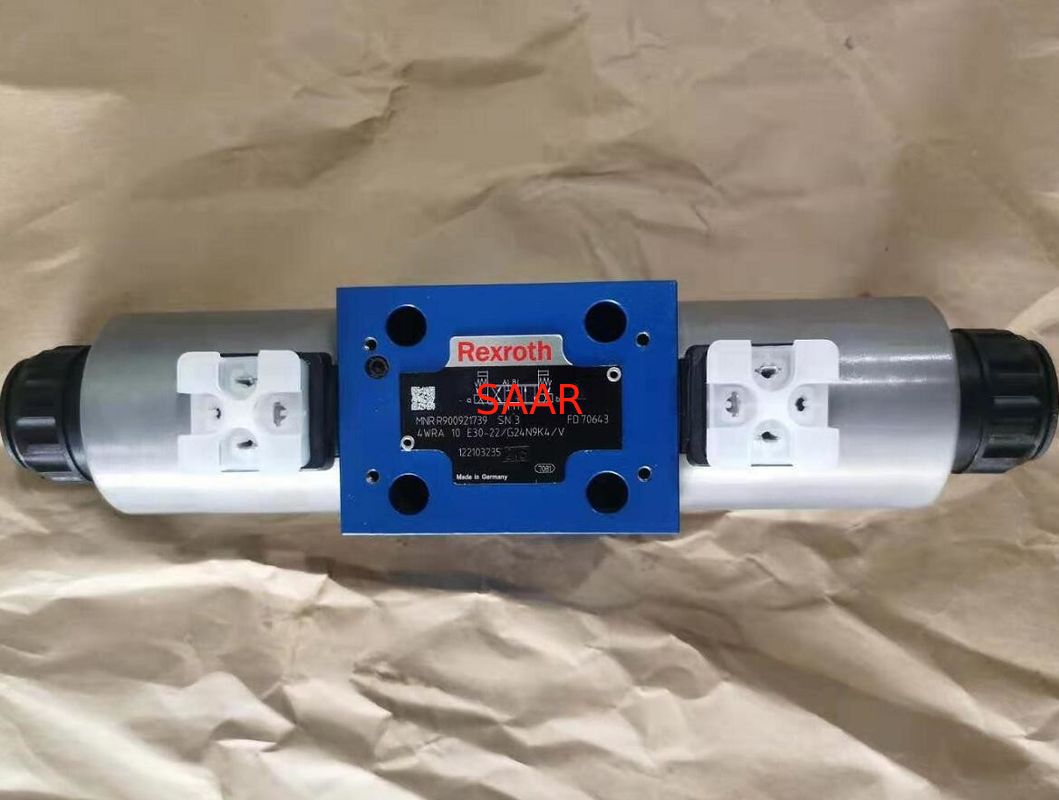 Válvula direcional proporcional de Rexroth R900921739 4WRA10E30-2X/G24N9K4/V 4WRA10E30-22/G24N9K4/V
