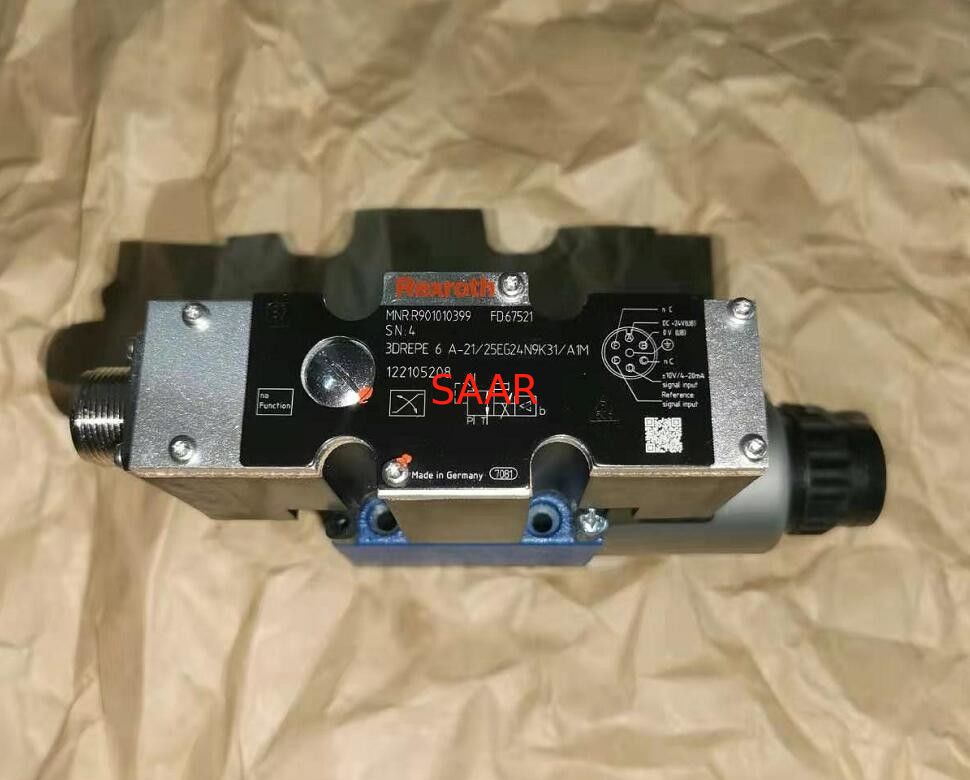 R901010399 3 DREPE 6 A - 21/25 POR EXEMPLO. 24N9K31/A1M 3 DREPE 6 A - 2 válvula de X/25 POR EXEMPLO. 24N9K31/A1M Proportional Pressure Reducing