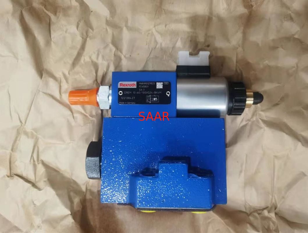 Válvula de Rexroth R901279573 DREM10-61/100YG24-8K4M DREM10-6X/100YG24-8K4M Proportional Pressure Reducing
