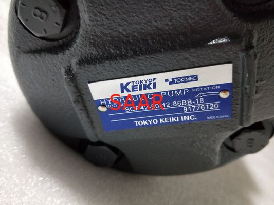 Bomba de aleta dupla industrial da bomba hidráulica do deslocamento fixo de baixo nível de ruído