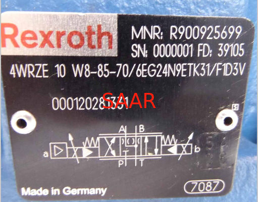 Válvula de solenoide nova de Rexroth, válvula de controle direcional hidráulica 4WRZE10