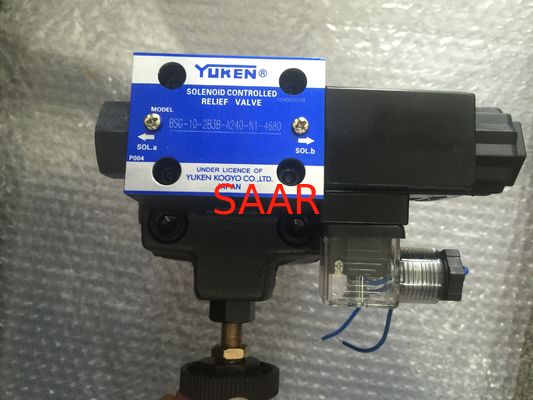 O solenoide controlou a válvula de Yuken/válvulas de escape hidráulicas BSG-10 BSG-10