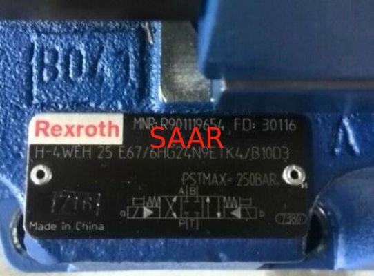 Datilografe a 4WEH25 as válvulas direcionais do carretel, piloto operadas com eletro - atuação hidráulica