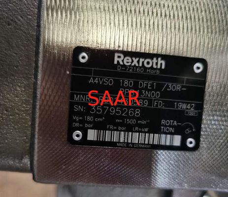 Bomba variável do pistão axial de Rexroth R902430589 A4VSO180DFE1/30R-PPB13N00 AA4VSO180DFE1/30R-PPB13N00