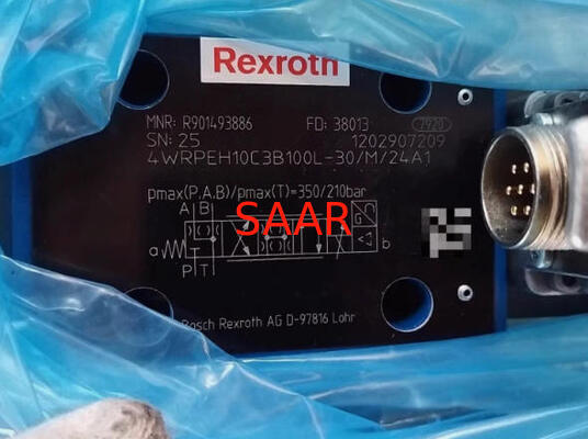 R901493886 4WRPEH10C3B100L-3X/M/24A1 Rexroth Válvula Proporcional Série 4WRPEH-3X