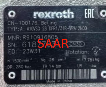 REXROTH R910916805, A10VSO28DFR1/31R-VPA12N00 Bomba de Pistão Axial Variável Série A10VSO