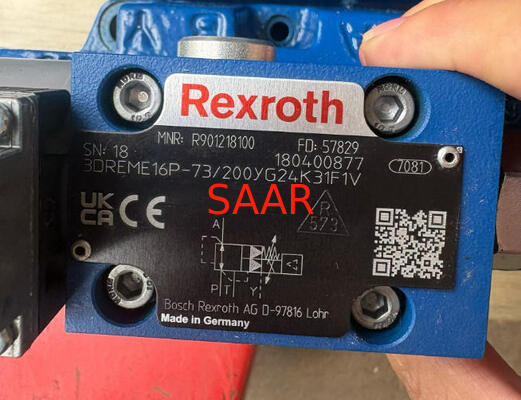 Válvula Redutora de Pressão Proporcional Rexroth R901218100 | 3DREME16P-7X/200YG24K31F1V