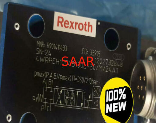 Válvula Proporcional Rexroth 4WRPEH-3X Série R901411433, 4WRPEH10C4B100L-3X/M/24A1